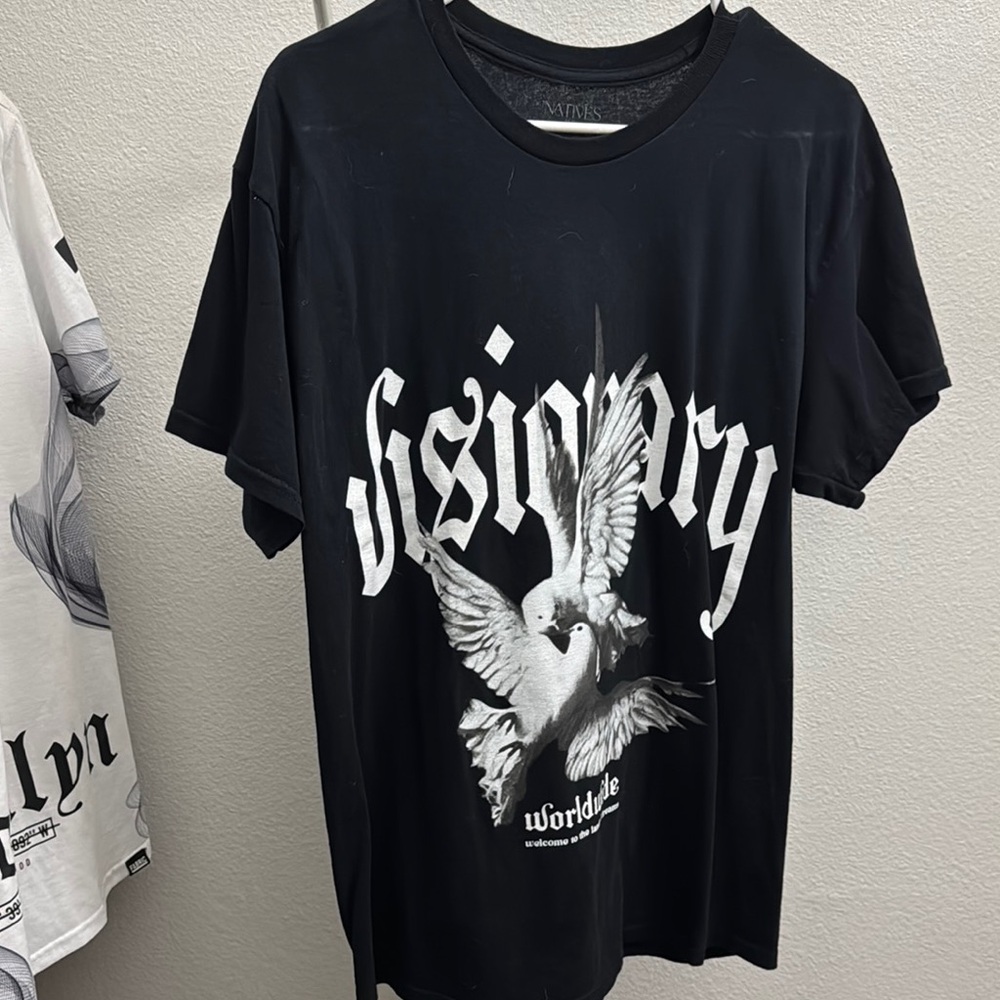 Visionary Black Graphic Tee